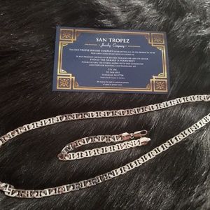 Necklace with bracelet